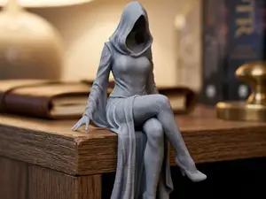 Sitting Reapress - Edge Sitter Figurine!