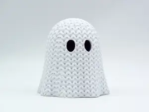 Knitted Halloween Ghost