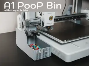 A1 Poop Bucket with scraper holder