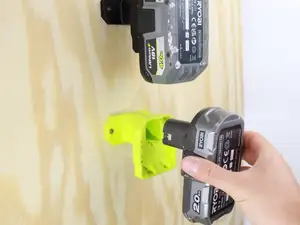 Battery Holder for RYOBI 18V | Locking, No Support