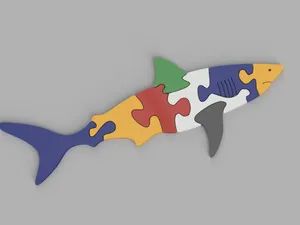 PUZZLE TIBURON 3d