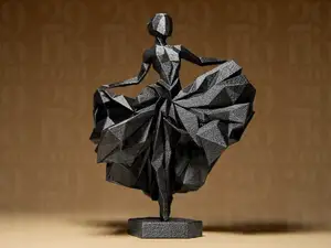 Geometric Ballerina Dancer