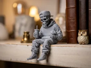 Ledge SkulZ - Edge Sitting Foodie Skull!