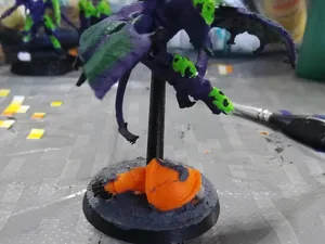 Space marine arm for miniature base decor