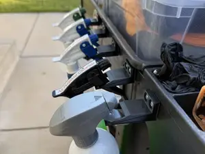 Spray bottle holder