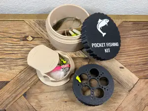 Handreel Fishing Kit w/ Storage