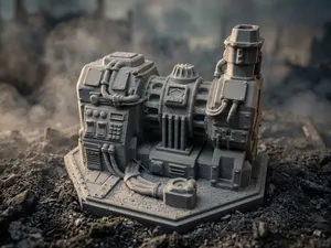Grimdark Power Generator Industrial Sci-Fi Terrain