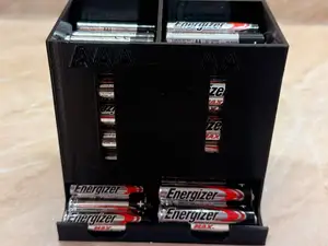 AAA + AA battery holder (magazine, holder)