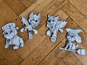Ausmalbilder Paw Patrol Halloween