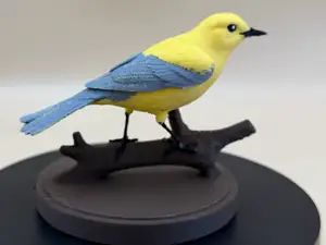 Sunlit Golden Warbler