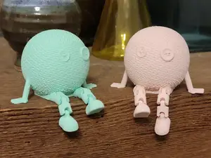 Knitted Ball of Yarn Buddy - Articulated