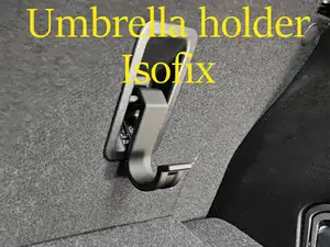 Umbrella hooks Isofix mounting