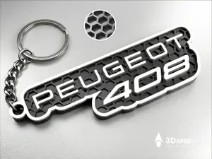 Peugeot 408 keychain