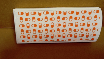 7 Day Pill Organizer,3 Times Daily–Sliding PillBox