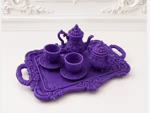 Victorian Mini Tea Set – Dollhouse Decor