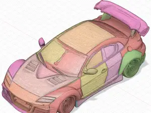 Mazda RX-8 – Modello in Scala Stampato in 3D