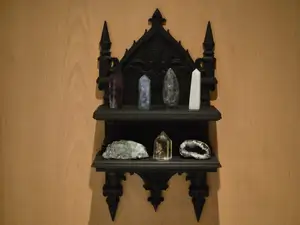 Gothisches Wandregal Dekoratives 2-stufiges Shelf