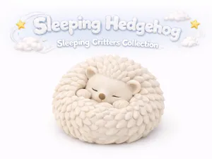 Sleeping Hedgehog - Sleeping Critters Collection