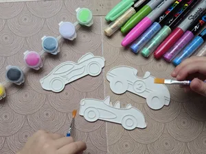 Race Car Coloring Craft Vehicle Set