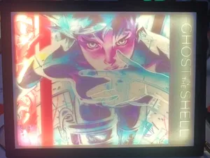 Motoko Kusanagi litofania ghost in the shell