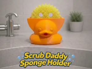 Duckie the Duck Scrub Daddy Holder