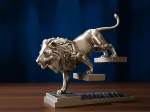 Lion ON Stairs