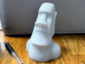 4" Moai Easter Island Statue Figurine No overhang