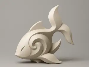 KOI CARP - SCULPTURE