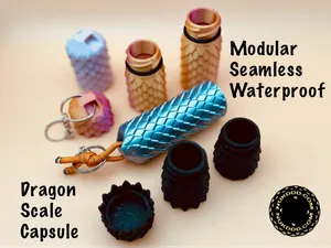 Dragon Scale Capsule Seamless, Airtight & Modular
