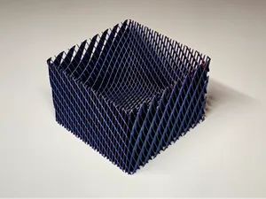 Geometric Grid Bowl