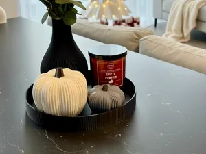 NORDÉ collection round tray 245mm 175mm
