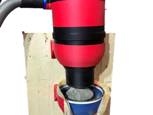 Zyklon auto. Auswurf, Dust collector with ejection
