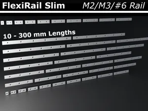 FlexiRail Slim M2/M3/#6 Rail