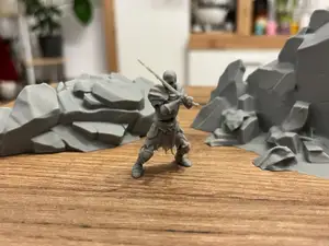 DnD Ready - Skeleton Warrior - 2H Sword & Shield