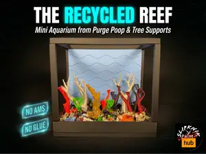 Recycled Reef: Purge Poop & Tree Support Aquarium