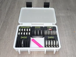Gridfinity Coin Battery Storage Box