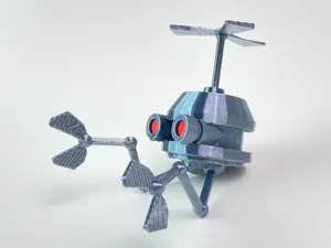 Wobbly Life Copter Bot Pet – Flexi Fidget Robot
