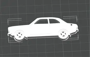 Keychain Ford Escort Mk1