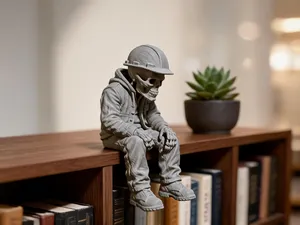 Ledge SkulZ - Edge Sitting Worker Skull!