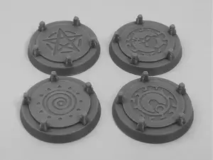 32mm Miniature Model Bases - Summoning Circles