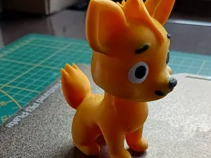Little Fox. One and three colors