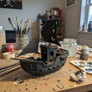 Benchy Black Pearl: sail seas of filament & fear