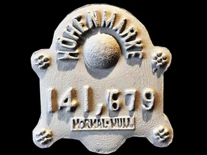 BORNE GEODESIQUE AALLEMANDE STRASBOURG 1880
