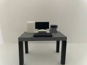 Mini computer desk