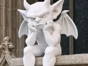 Grumpy Gargoyle Shelf critter
