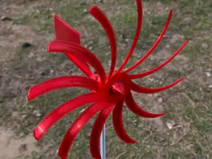 Spiral Wind Spinner Garden Stake