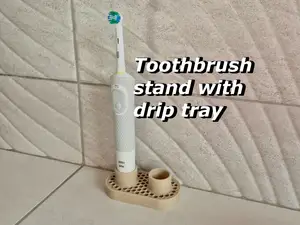 Electric Toothbrush Stand with Drip Tray