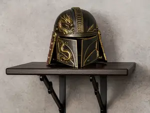 Samurai Mandalore helmet Mashup