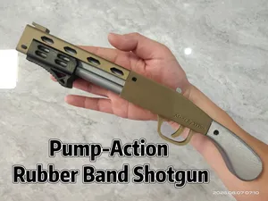 Pump-Action Rubber Band Shotgun