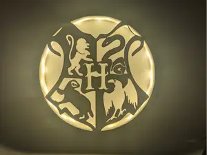 LED Silhouetten Lampe Harry Potter Wappen